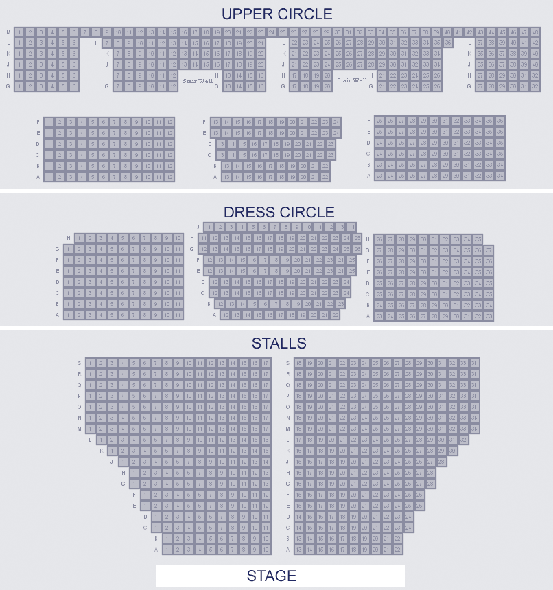 Cambridge Theater London Seating Chart