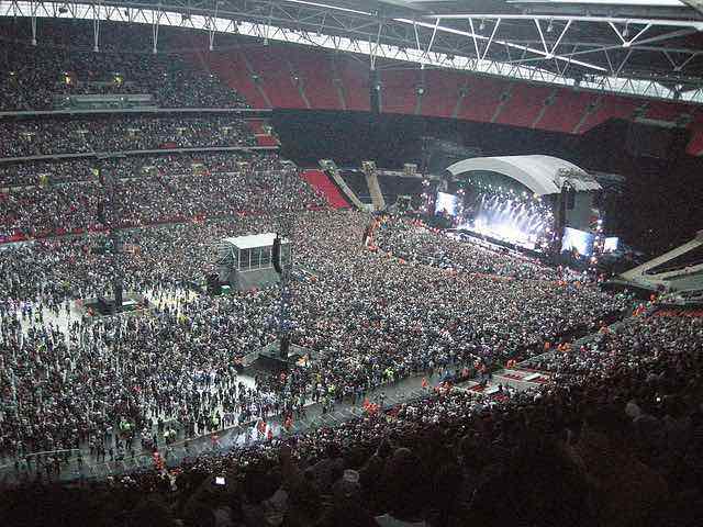 London Wembley Stadium music concert